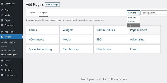 Search plugins
