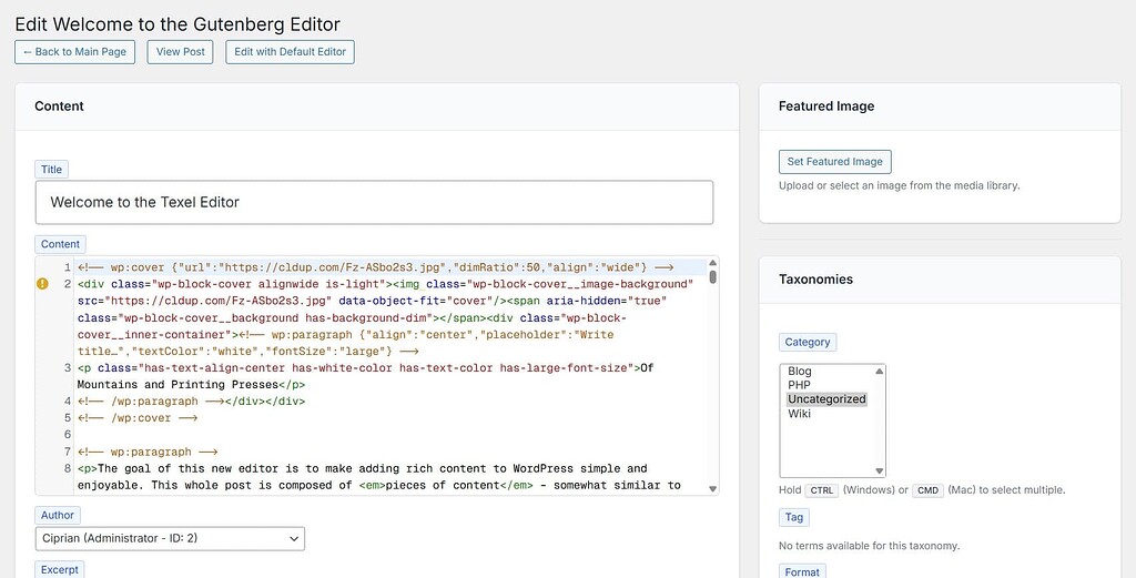 New editor plugin - Plugins - ClassicPress Forums